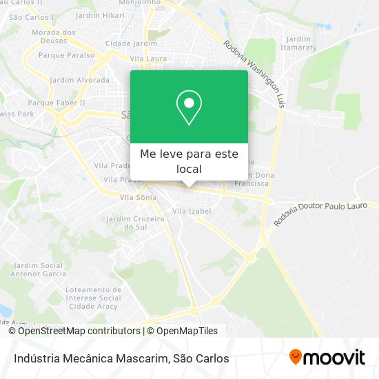 Indústria Mecânica Mascarim mapa