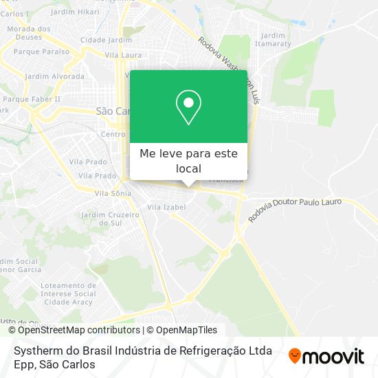 Systherm do Brasil Indústria de Refrigeração Ltda Epp mapa