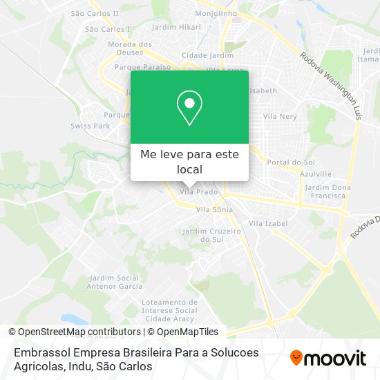 Embrassol Empresa Brasileira Para a Solucoes Agricolas, Indu mapa