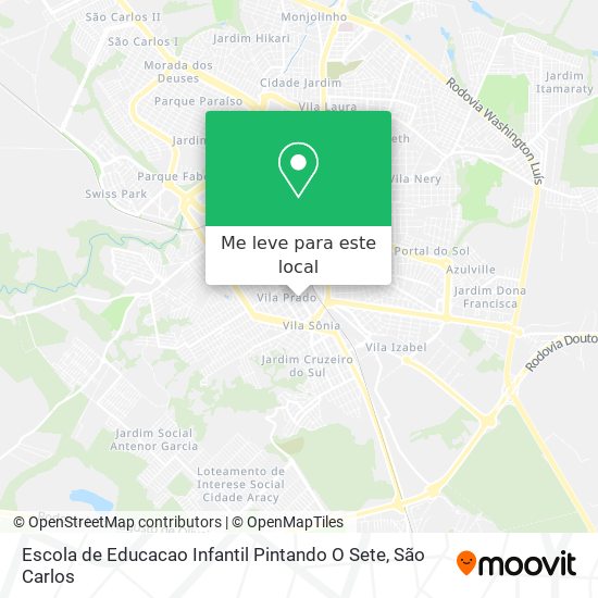 Escola de Educacao Infantil Pintando O Sete mapa