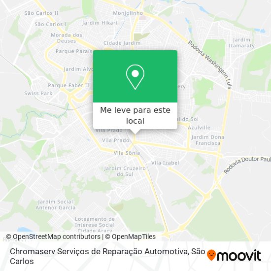 Chromaserv Serviços de Reparação Automotiva mapa