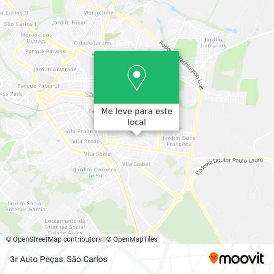 3r Auto Peças mapa