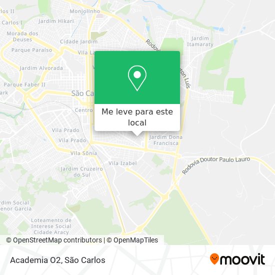 Academia O2 mapa