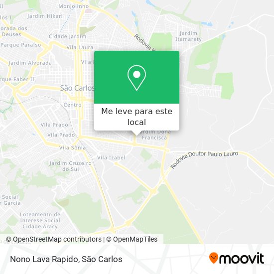 Nono Lava Rapido mapa