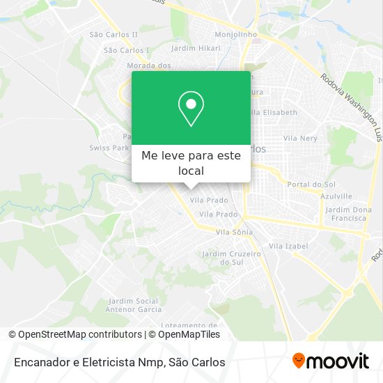Encanador e Eletricista Nmp mapa