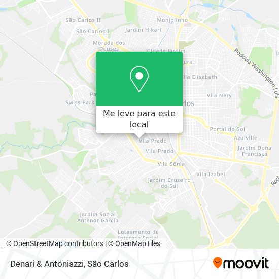 Denari & Antoniazzi mapa
