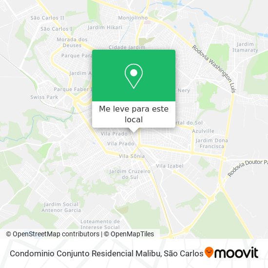 Condominio Conjunto Residencial Malibu mapa