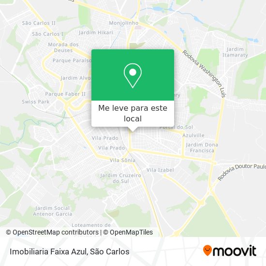 Imobiliaria Faixa Azul mapa