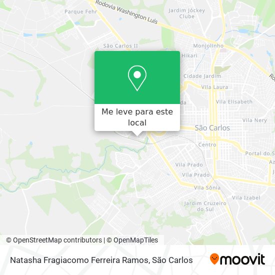 Natasha Fragiacomo Ferreira Ramos mapa