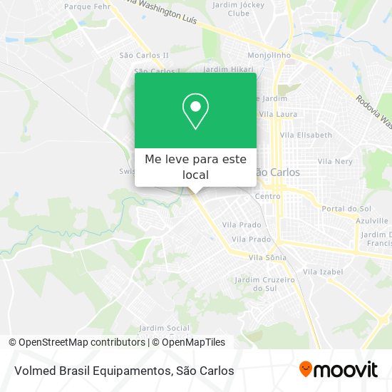 Volmed Brasil Equipamentos mapa