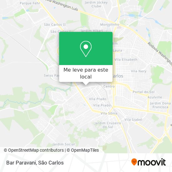 Bar Paravani mapa