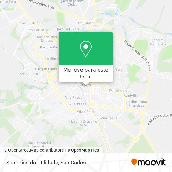Shopping da Utilidade mapa