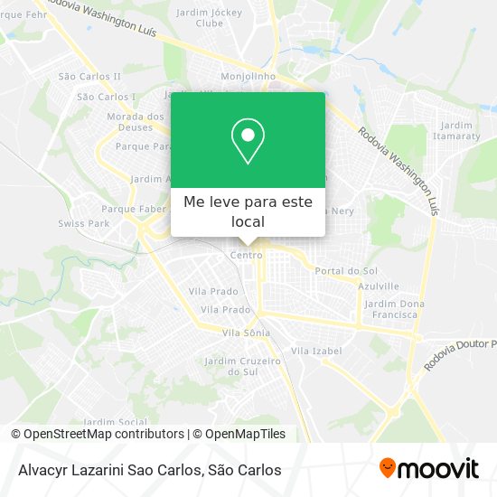 Alvacyr Lazarini Sao Carlos mapa