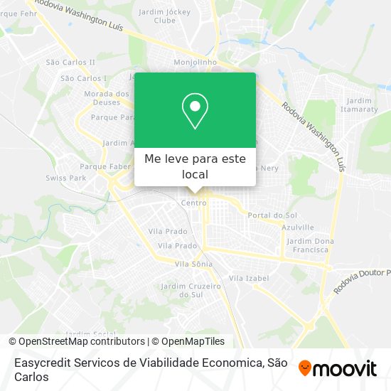 Easycredit Servicos de Viabilidade Economica mapa