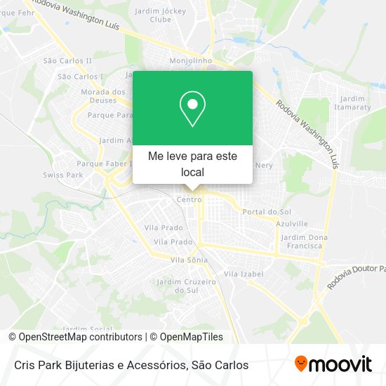 Cris Park Bijuterias e Acessórios mapa
