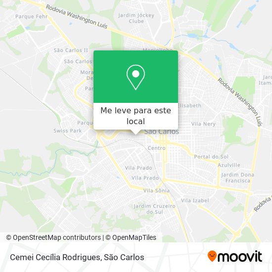 Cemei Cecília Rodrigues mapa