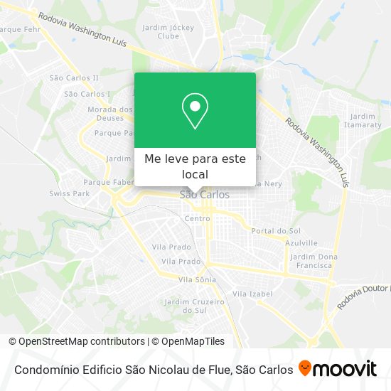 Condomínio Edificio São Nicolau de Flue mapa