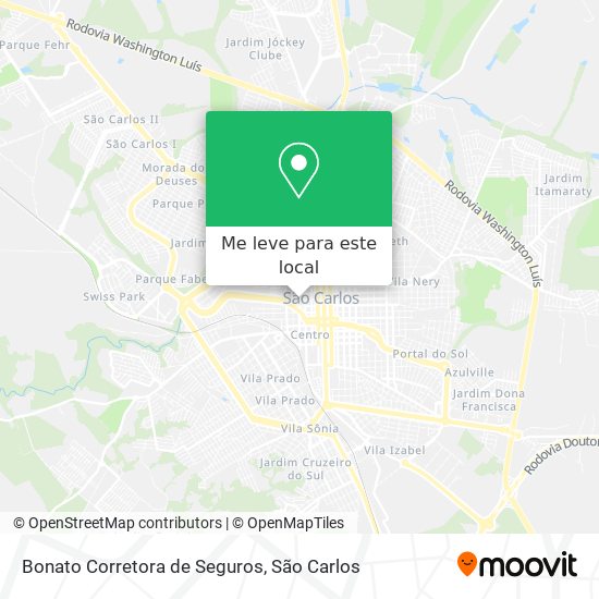 Bonato Corretora de Seguros mapa