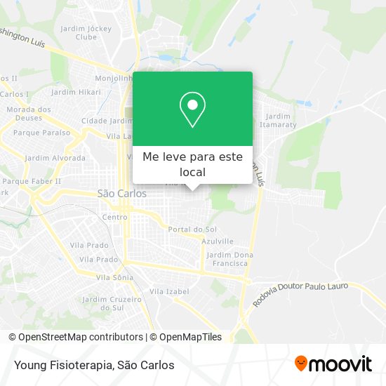 Young Fisioterapia mapa