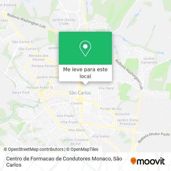 Centro de Formacao de Condutores Monaco mapa