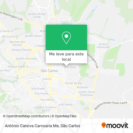 Antônio Canova Carvoaria Me mapa