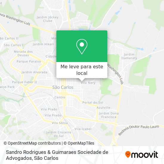 Sandro Rodrigues & Guimaraes Sociedade de Advogados mapa