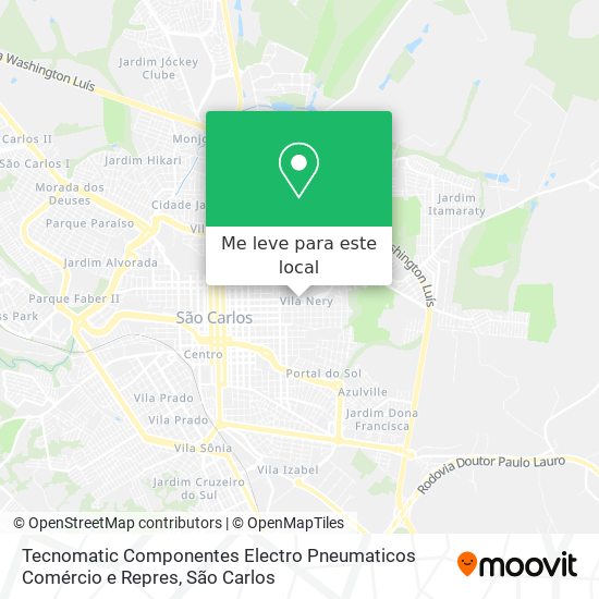 Tecnomatic Componentes Electro Pneumaticos Comércio e Repres mapa
