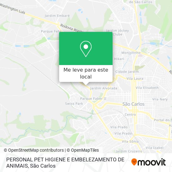 PERSONAL PET HIGIENE E EMBELEZAMENTO DE ANIMAIS mapa
