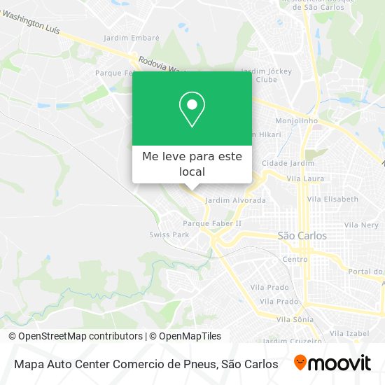 Mapa Auto Center Comercio de Pneus mapa