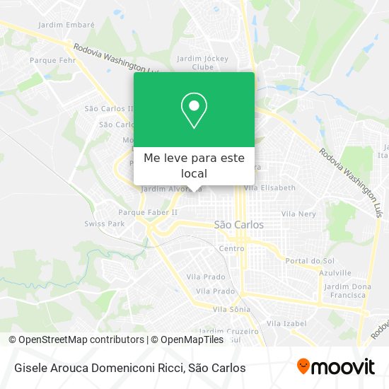 Gisele Arouca Domeniconi Ricci mapa