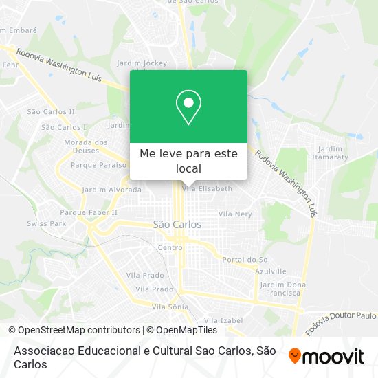 Associacao Educacional e Cultural Sao Carlos mapa