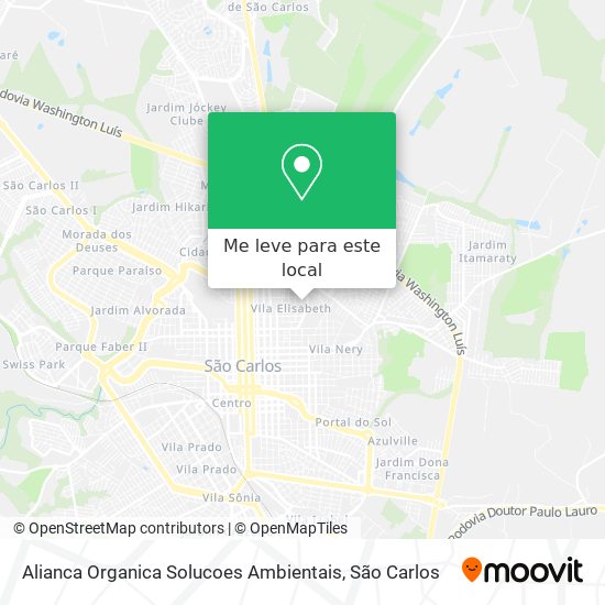 Alianca Organica Solucoes Ambientais mapa