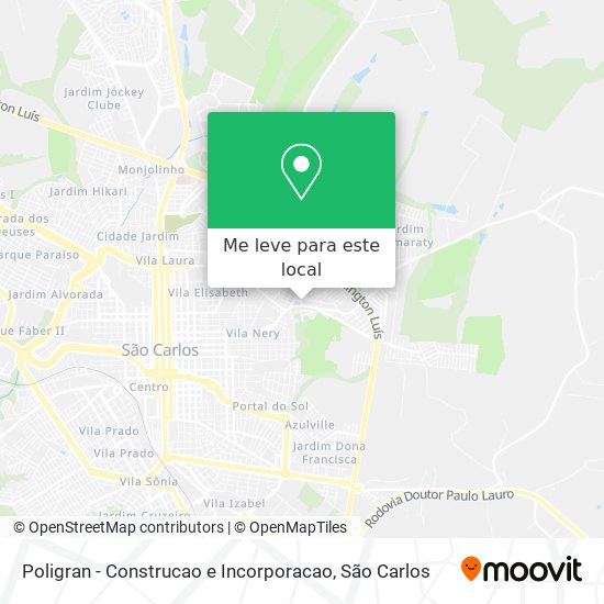 Poligran - Construcao e Incorporacao mapa