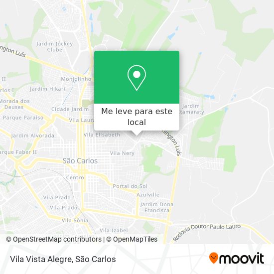 Vila Vista Alegre mapa