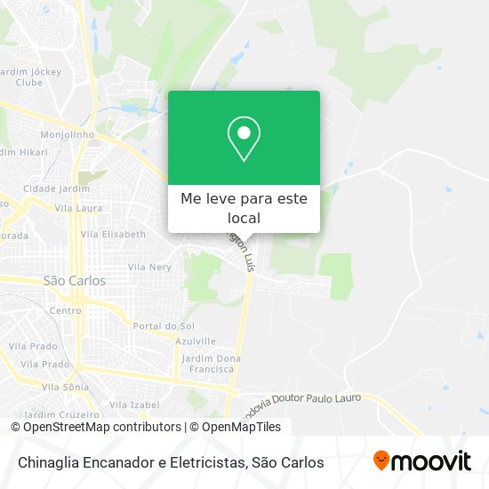 Chinaglia Encanador e Eletricistas mapa