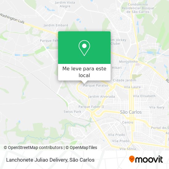 Lanchonete Juliao Delivery mapa