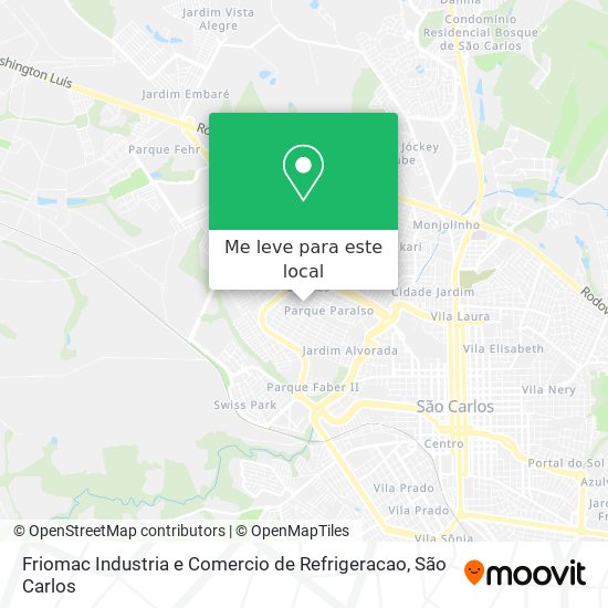Friomac Industria e Comercio de Refrigeracao mapa