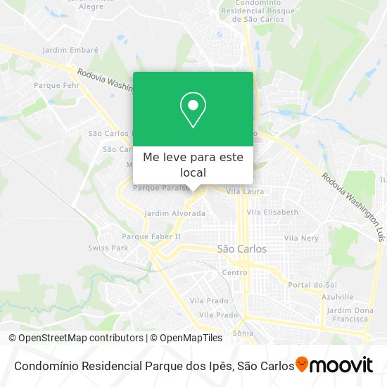 Condomínio Residencial Parque dos Ipês mapa