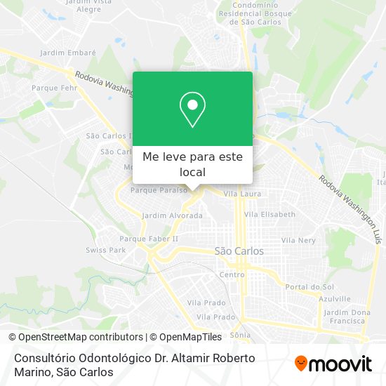 Consultório Odontológico Dr. Altamir Roberto Marino mapa