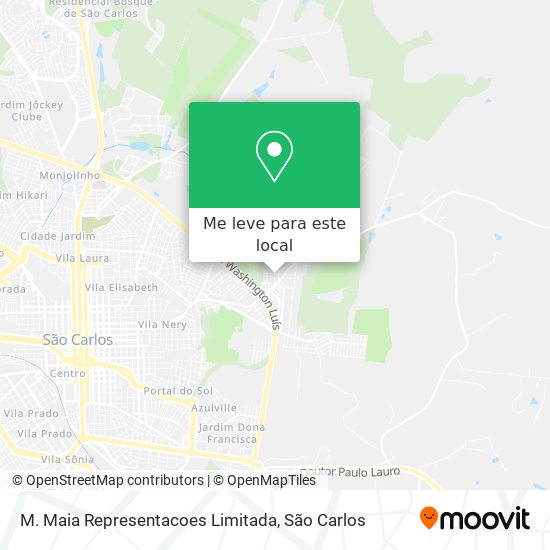 M. Maia Representacoes Limitada mapa