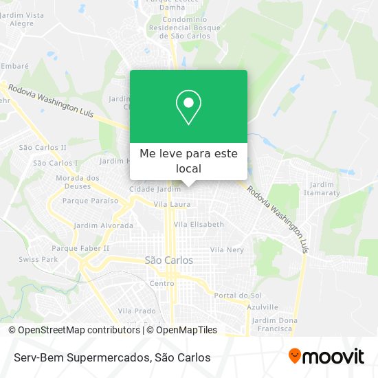 Serv-Bem Supermercados mapa