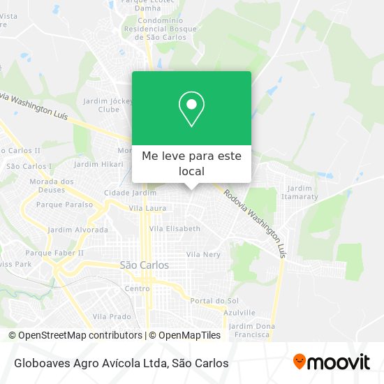 Globoaves Agro Avícola Ltda mapa