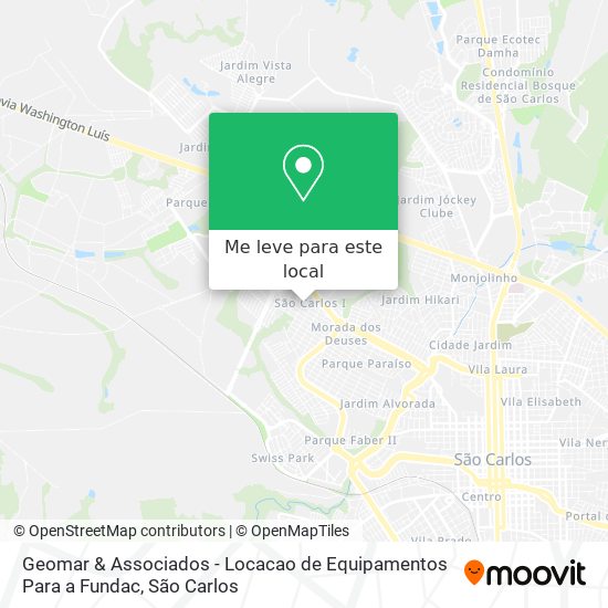 Geomar & Associados - Locacao de Equipamentos Para a Fundac mapa