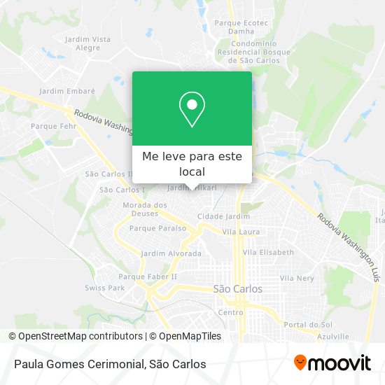 Paula Gomes Cerimonial mapa