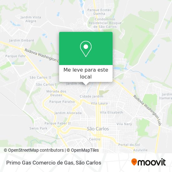 Primo Gas Comercio de Gas mapa