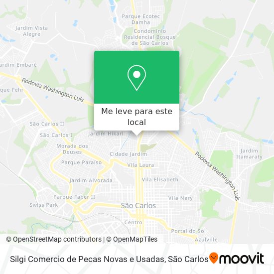 Silgi Comercio de Pecas Novas e Usadas mapa