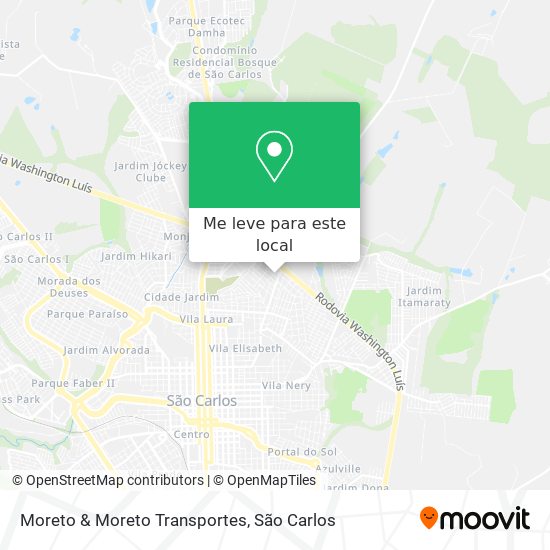 Moreto & Moreto Transportes mapa