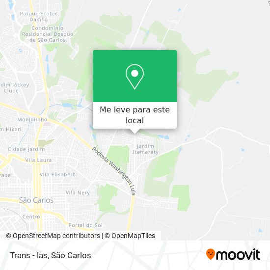 Trans - las mapa
