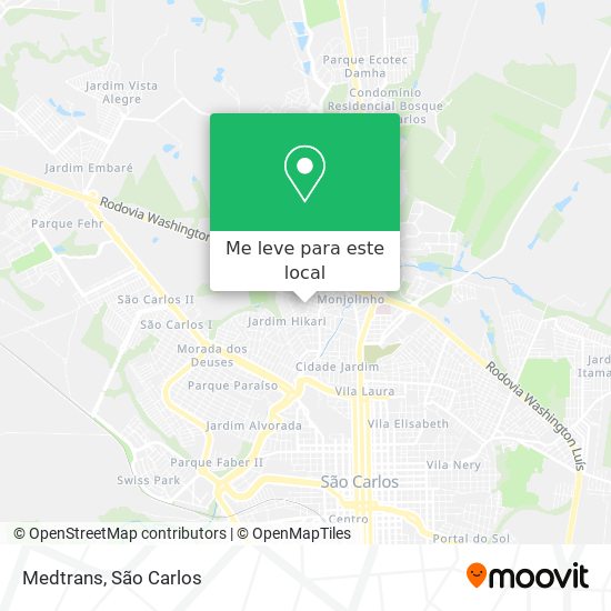 Medtrans mapa