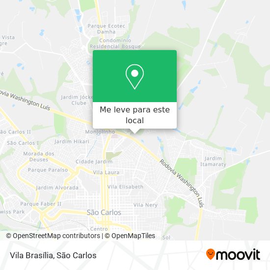 Vila Brasília mapa